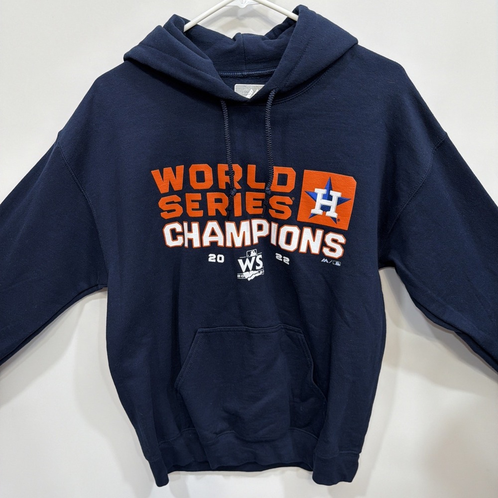 New Majestic Houston Astros Hoodie‎ Mens Medium 2022 World Series Champions